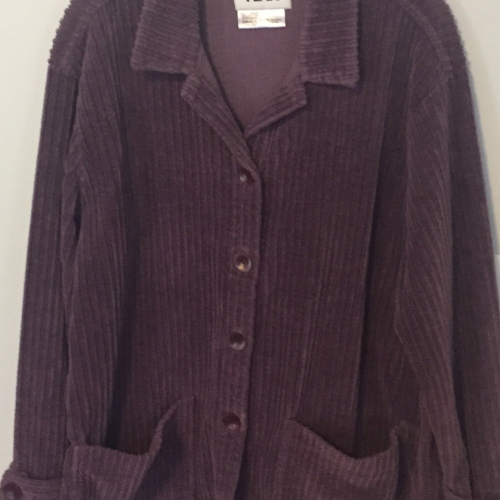 Flax Purple Corduroy Jacket/Top